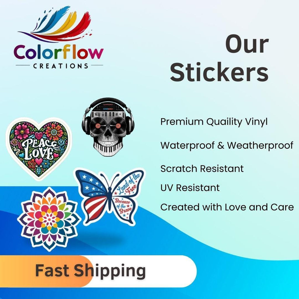 Vibrant Mandala Sticker: Boho Sacred Geometry Art Decal-2