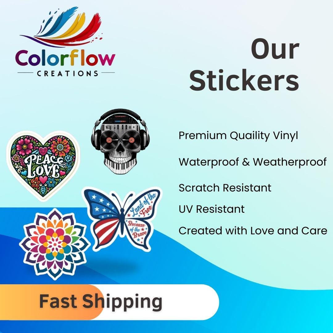 Vibrant Mandala Sticker: Boho Sacred Geometry Art Decal-4