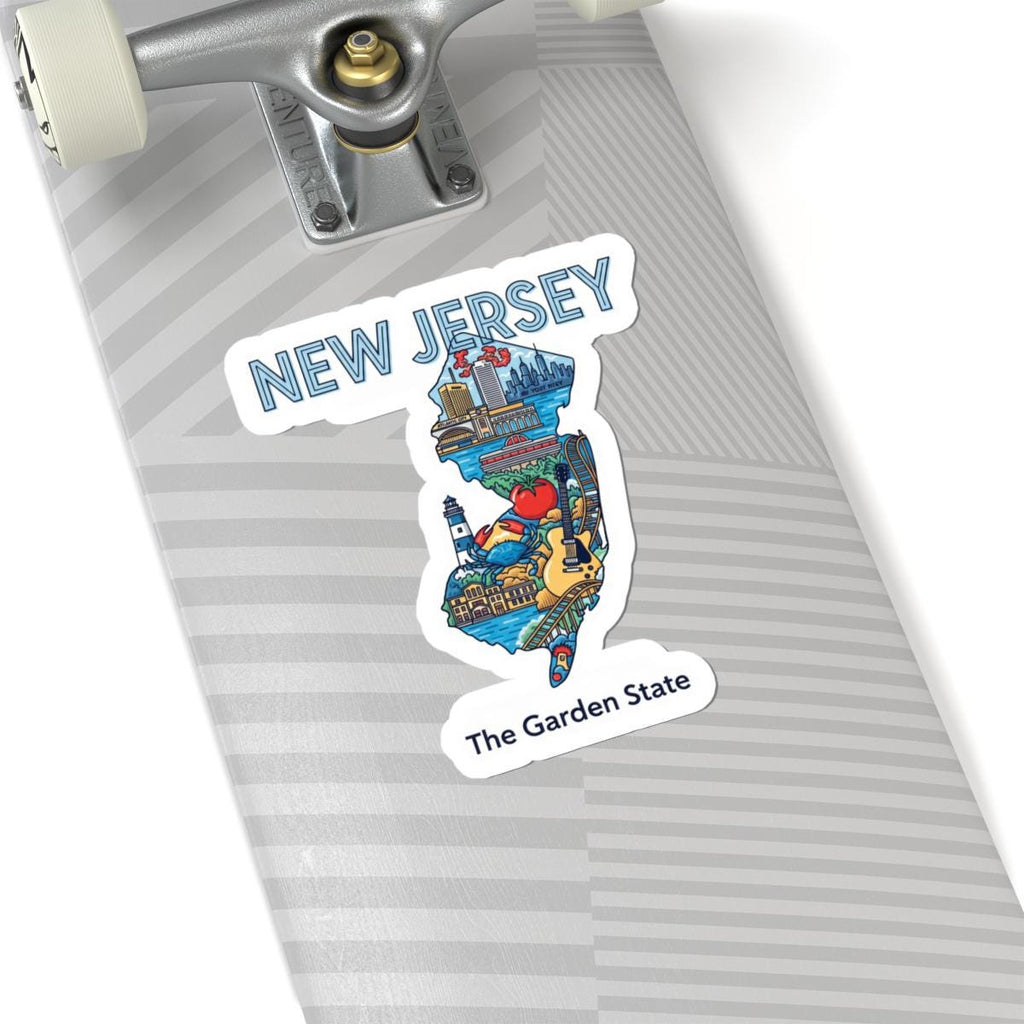 New Jersey Vinyl Sticker | Garden State Decal, Waterproof, Made in USA-1