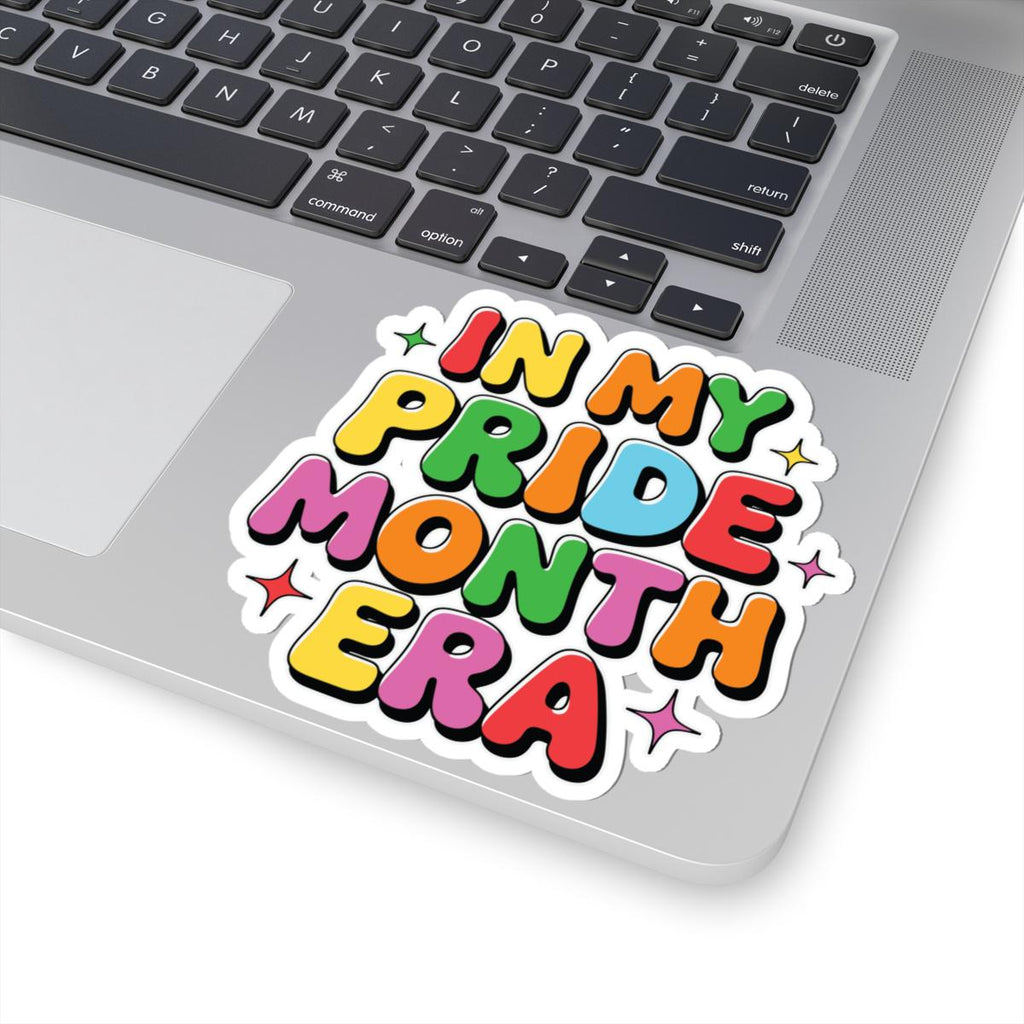 ColorFlow | In My Pride Month Era Sticker | Rainbow LGBTQ Glossy Vinyl Sticker | Queer Kiss Cut Sticker | Pride Month Laptop Decor Gift-2