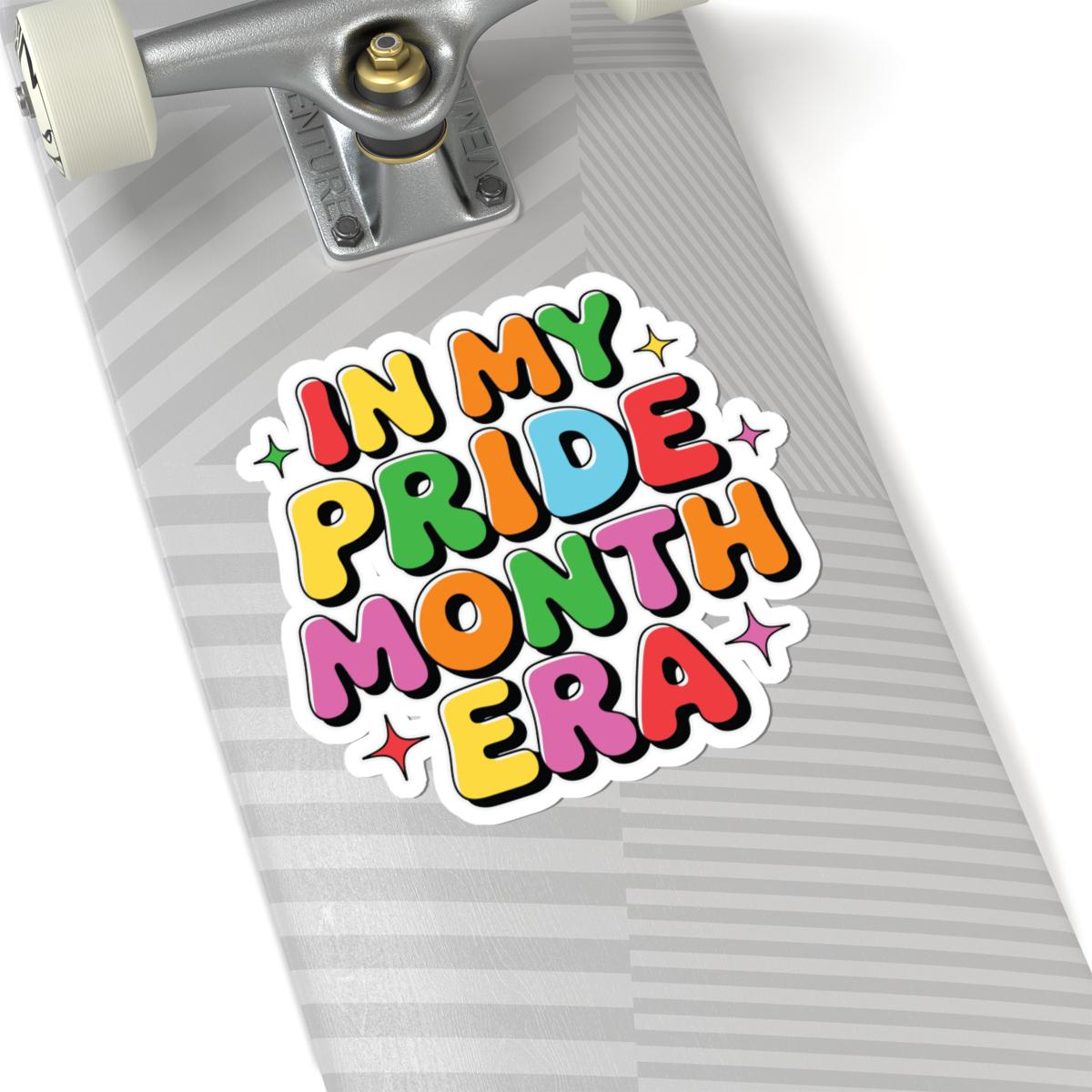 ColorFlow | In My Pride Month Era Sticker | Rainbow LGBTQ Glossy Vinyl Sticker | Queer Kiss Cut Sticker | Pride Month Laptop Decor Gift-3